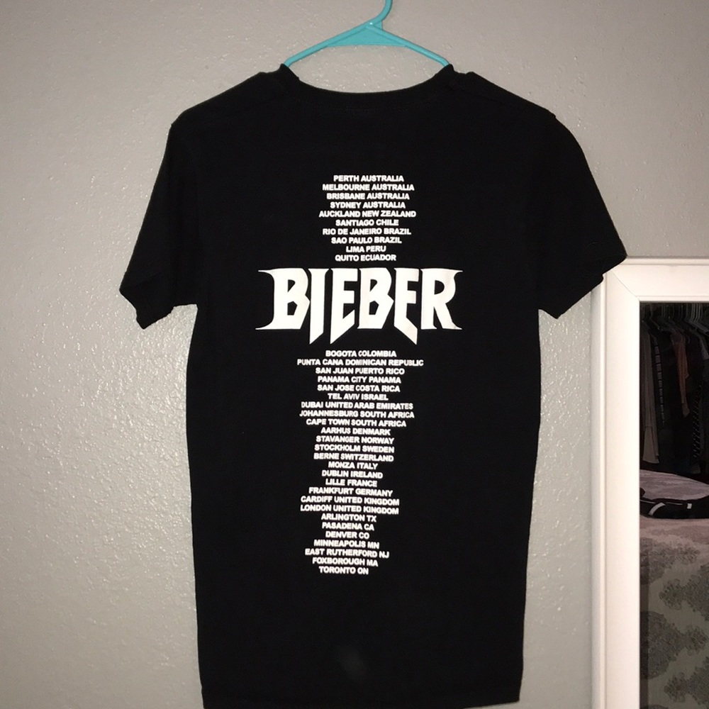 Justin Bieber stadium Tour tee
